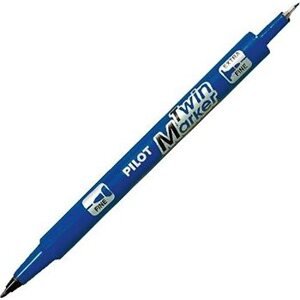 PILOT TwinMarker BeGreen, PM, modrý