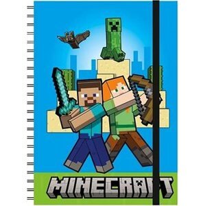 Minecraft: Characters – zápisník A5 s krúžkovou väzbou