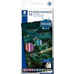 STAEDTLER Design Journey metalické, 12 farieb