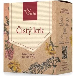 Serafin Čistý krk bylinný čaj porciovaný 15× 25 g vhodný pri angíne
