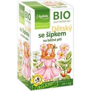 Apotheke BIO Čaj Detský Šípkový 20× 2 g