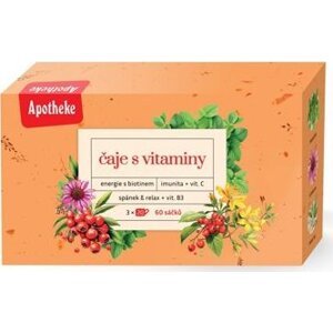 Apotheke Kolekcia Čaje s vitamínmi 60× 1,5 g