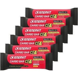 Enervit Carbo Bar C2:1 6 x 45g, bez příchuti