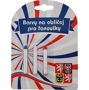 SPORTTEAM Farby na tvár ČR4, 2× ceruzky 3 ks