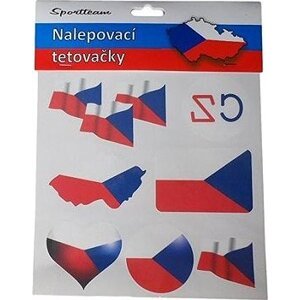 SPORTTEAM Tetovacie obtlačky ČR 1 2 ks
