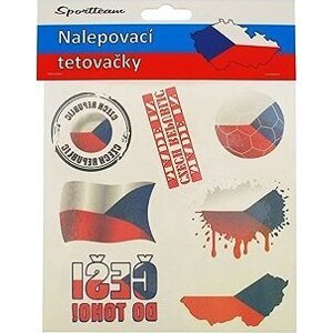 SPORTTEAM Tetovacie obtlačky ČR 3 2 ks