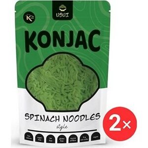 Usui Konjakové rezance so špenátom bez sacharidov 2× 270 g