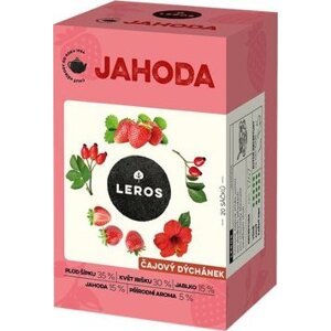 Leros čajový dýchánek, jahoda 20× 2 g
