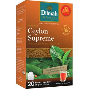 Dilmah čaj čierny Ceylon Supreme 20× 2 g