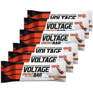 Nutrend Voltage Energy Bar With Caffeine 6× 65 g, káva