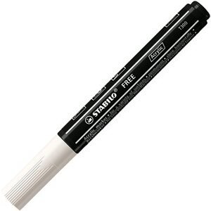 STABILO FREE Acrylic T300 2 – 3 mm, biely