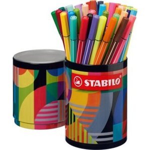 STABILO Pen 68 ARTY 45 farieb v plechovej dóze