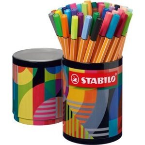 STABILO point 88 ARTY 45 farieb v plechovej dóze