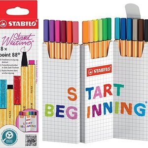 STABILO point 88 Zick-Zack deskset, 18 farieb