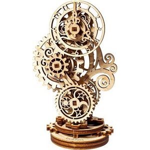 UGEARS 3D Steampunkové hodiny 2.0, 40 dielikov