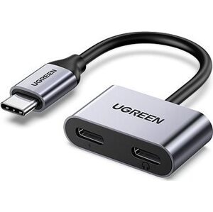 UGREEN Type C Male To Type C Female + Type C Female Audio Adaptér