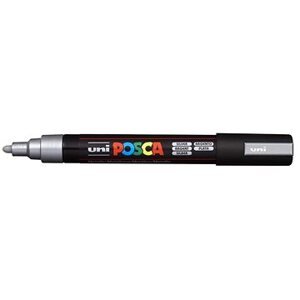 UNI PAINT Posca PC-5M, strieborný, 1,8 – 2,5 mm