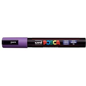 UNI PAINT Posca PC-5M, purpurový, 1,8 – 2,5 mm
