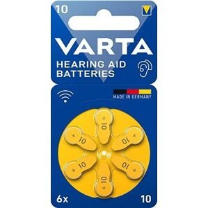 VARTA batérie do naslúchadiel VARTA Hearing Aid Battery 10 6 ks