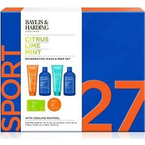 BAYLIS & HARDING Pánska darčeková súprava starostlivosti o telo 6 ks – Limetka & Mäta 860 ml