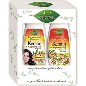 BIONE COSMETICS Darčeková súprava Arganový olej + Karité 520 ml