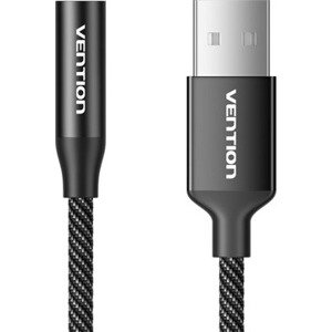 Vention 1-Port USB External Sound Card 1M Black (OMTP-CTIA)