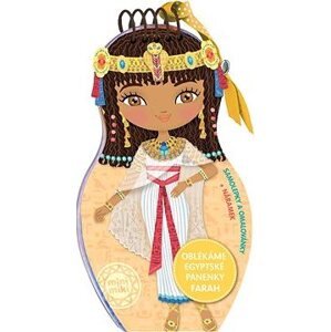 Ella & Max Obliekame egyptské bábiky Farah – Maľovánky