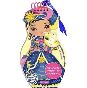 Ella & Max Obliekame bábiky na Karneval – Omaľovánky