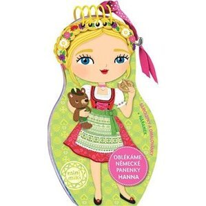 Ella & Max Obliekame nemecké bábiky Hanna – Maľovánky
