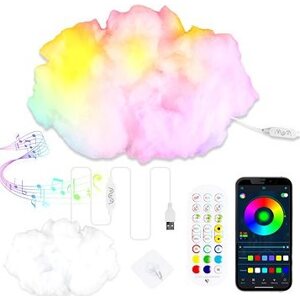 Aga Búrkový mrak s RGB LED osvetlením