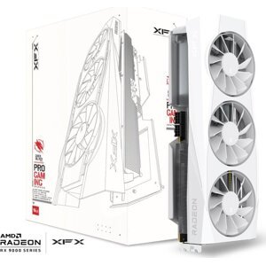 XFX Quicksilver AMD Radeon RX 9070 XT White 16G